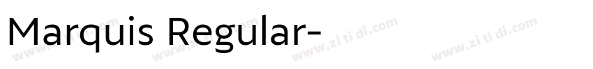 Marquis Regular字体转换